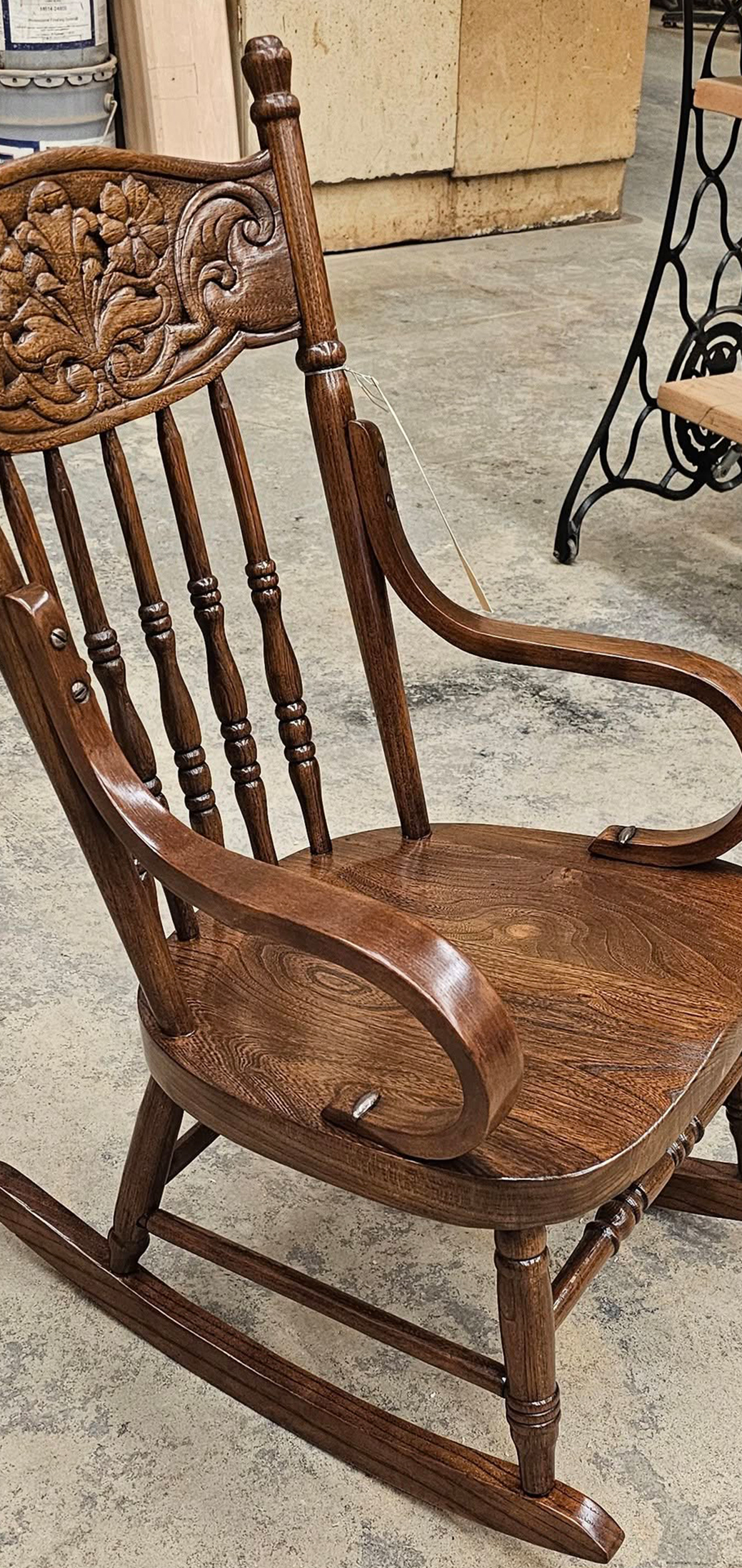 rocking-chari refurbished wooden rocking chair